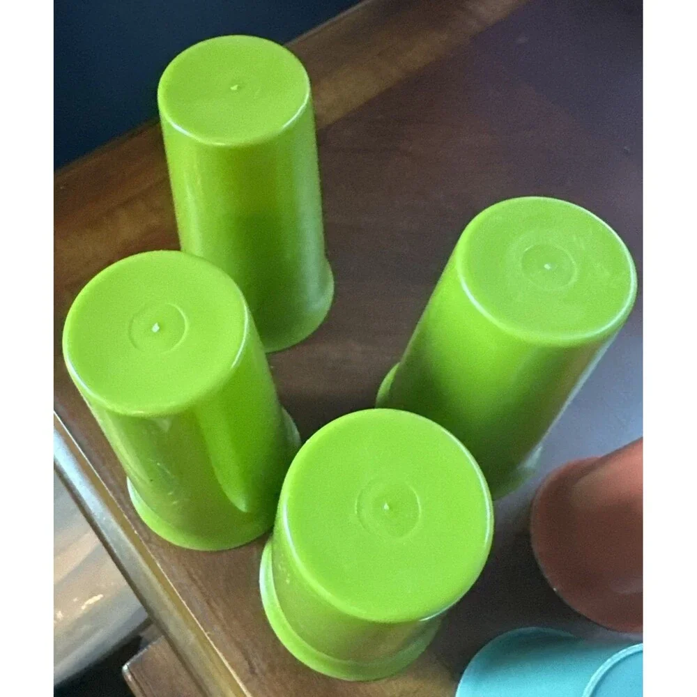 Set of 6 Vintage MCM  Varied Brand Kid's Bell Tumblers Different Sizes